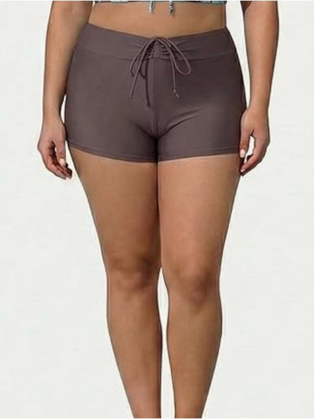 Herseas women’s bottom Bathing shorts color brown 2XL